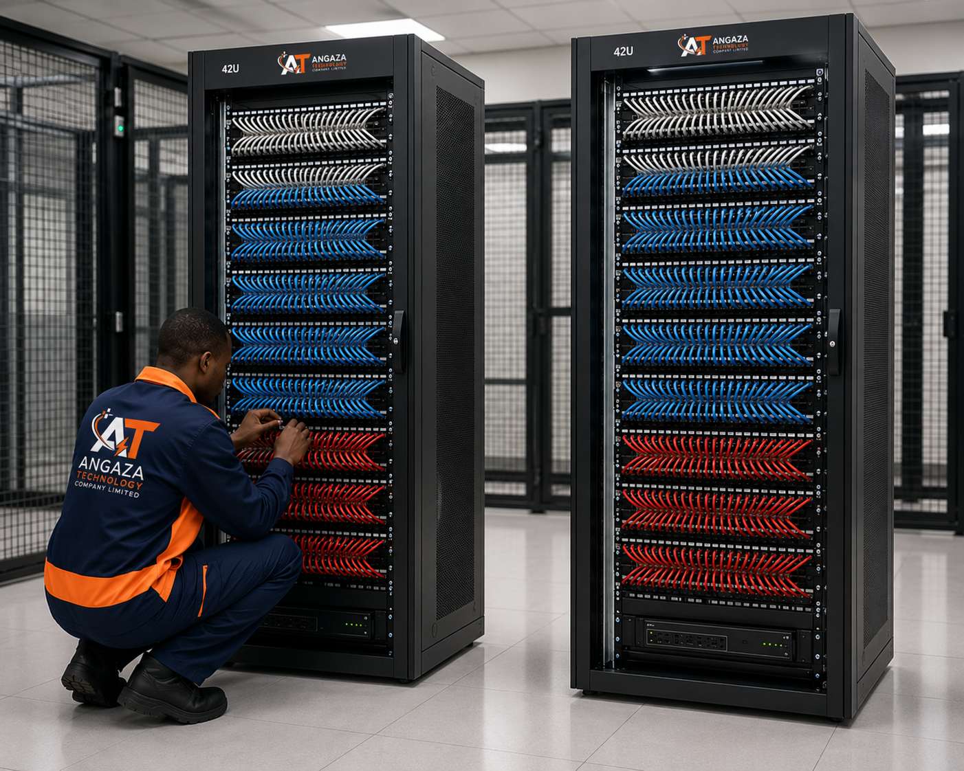 Angaza Technology – Structured Cabling and Network Infrastructure Setup, Dar es Salaam, Tanzania, Tanzania