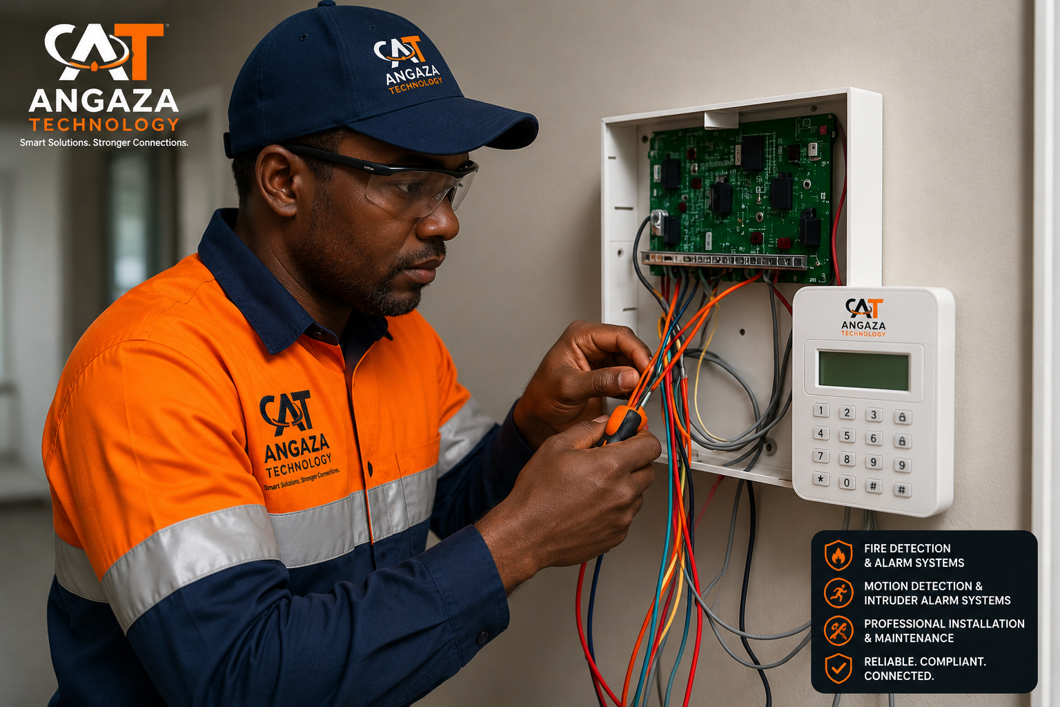 Angaza Technology – Intruder Alarm Systems professional installation and service in Tanzania