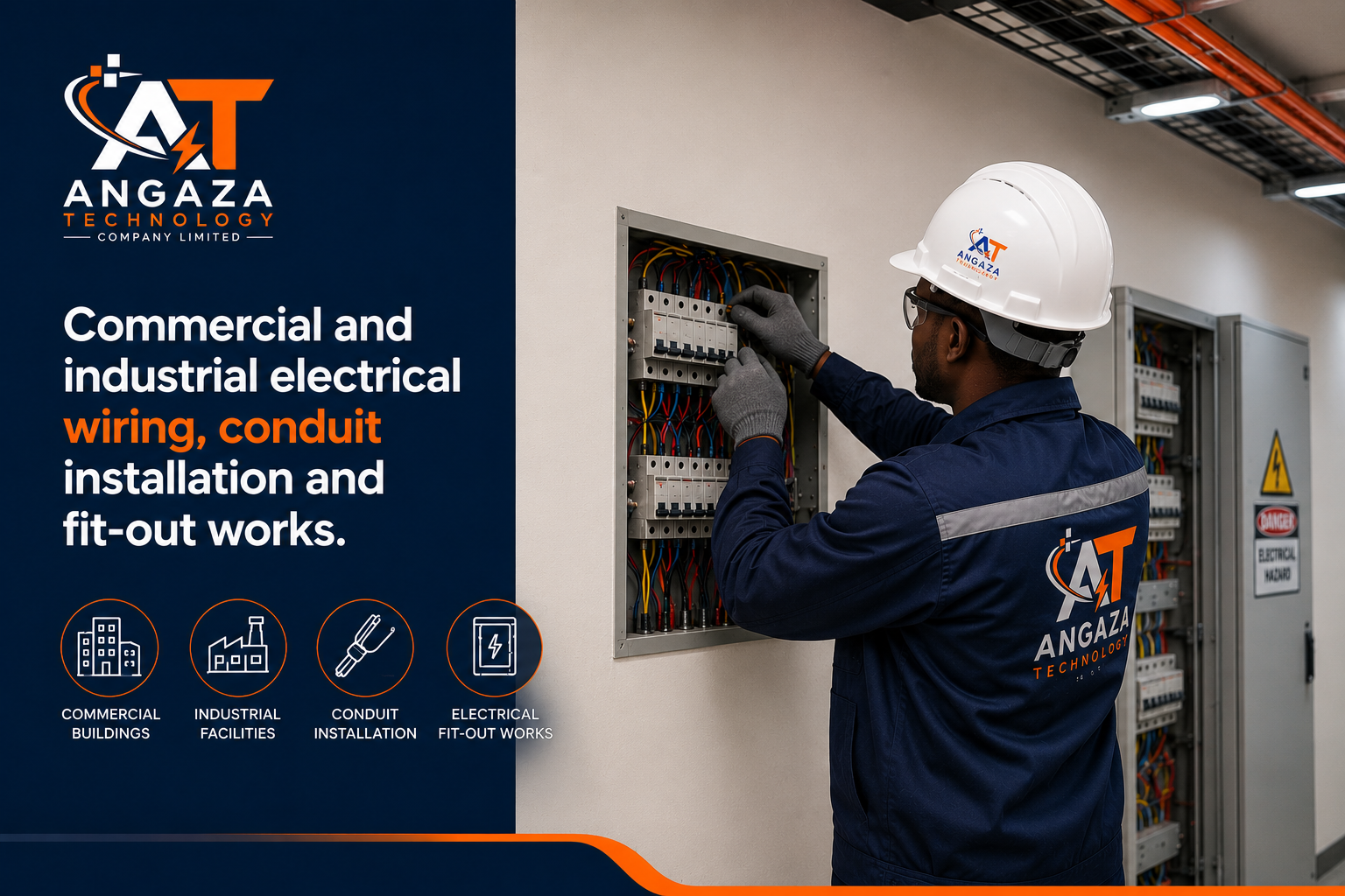 Angaza Technology – Electrical Installations professional installation and service in Tanzania